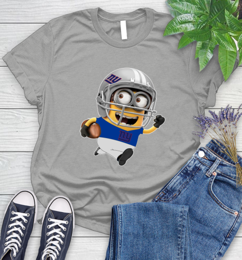 NFL New York Giants Minions Disney Football Sports Women's T-Shirt 10