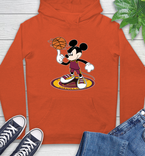 NBA Basketball Cleveland Cavaliers Cheerful Mickey Disney Shirt Hoodie 6 NBA Basketball Cleveland Cavaliers Cheerful Mickey Disney Shirt Hoodie - Image 6