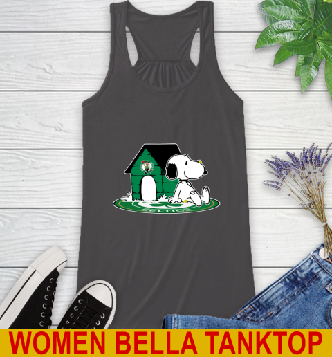 NBA Basketball Boston Celtics Snoopy The Peanuts Movie Shirt Racerback Tank 12