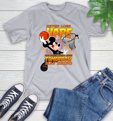 Miami Heat NBA Basketball Mickey Disney Never Lose Hope T-Shirt 6