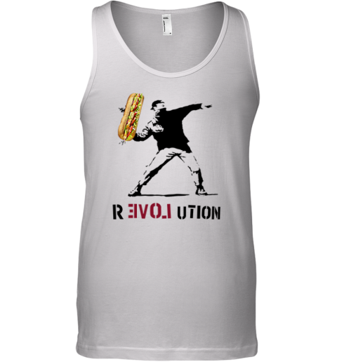 Assault With A Deli Weapon Flower Thrower Parody Premium Tank Top