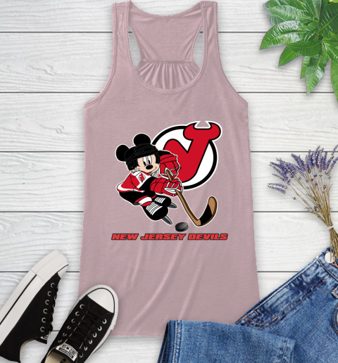 NHL New Jersey Devils Mickey Mouse Disney Hockey T Shirt Racerback Tank 11