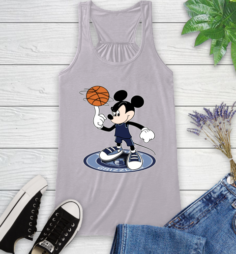 NBA Basketball Memphis Grizzlies Cheerful Mickey Disney Shirt Racerback Tank 5