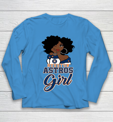 Houston Astross Girl MLB Youth Long Sleeve 7