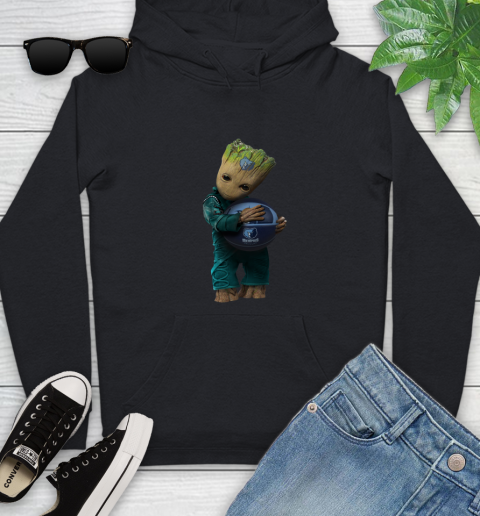 NBA Groot Guardians Of The Galaxy Basketball Sports Memphis Grizzlies Youth Hoodie 2