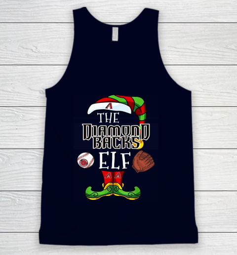 Arizona Diamondbacks Christmas ELF Funny MLB Tank Top 2