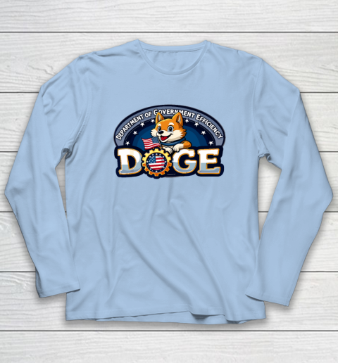 Funny DOGE Crypto Meme Department of Government Efficiency Long Sleeve T-Shirt 5