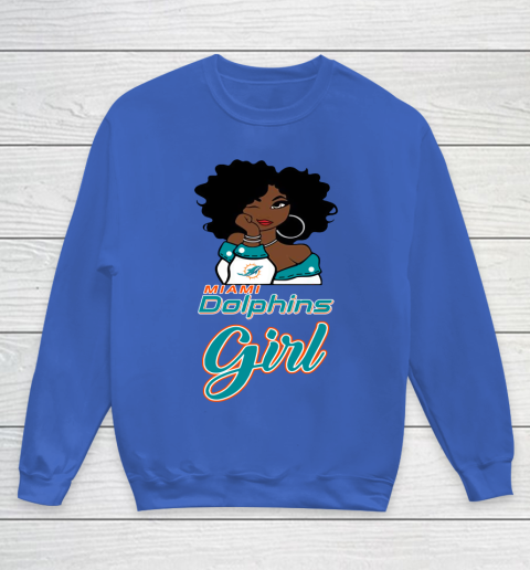 Miami Dolphins Girl NFL Youth Sweatshirt 8