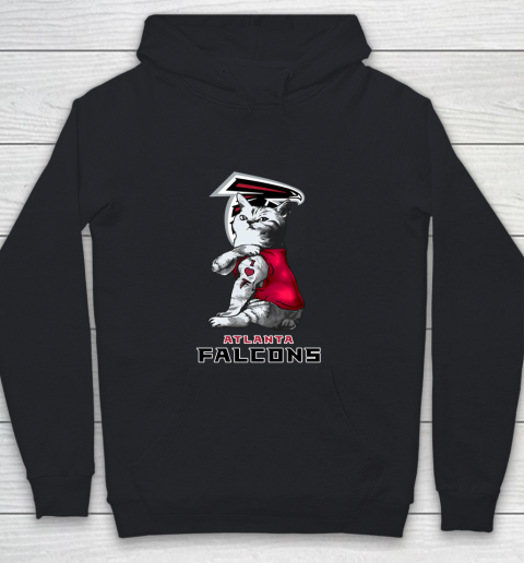 NFL Football My Cat Loves Atlanta Falcons Youth Hoodie