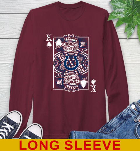 Indianapolis Colts NFL Football The King Of Spades Death Cards Shirt Long Sleeve T-Shirt 7