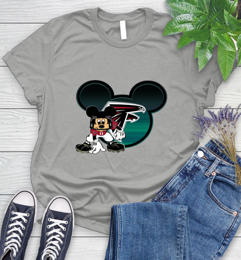 NFL Atlanta Falcons Mickey Mouse Disney Football T Shirt Women's T-Shirt 10