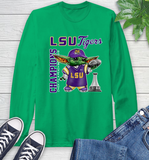 Baby Yoda LSU Tigers Champion Shirt 65