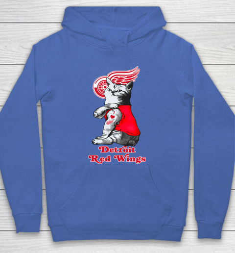 NHL My Cat Loves Detroit Red Wings Hockey Hoodie 6