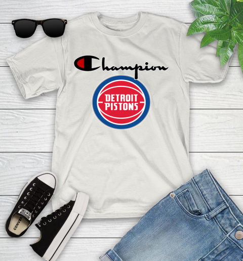 NBA Basketball Detroit Pistons Champion Shirt Youth T-Shirt 11