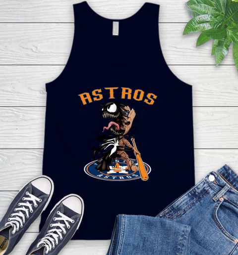MLB Houston Astros Baseball Venom Groot Guardians Of The Galaxy Tank Top 3