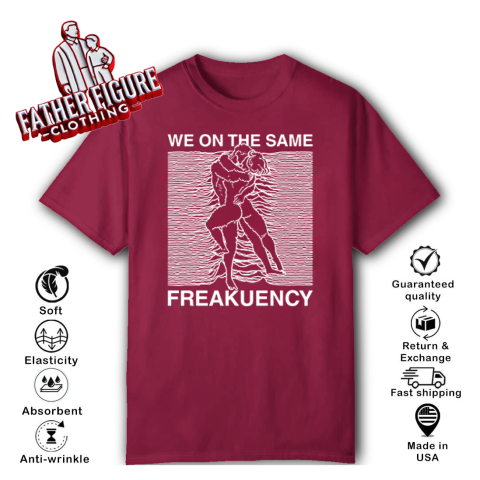 q5fp we on the same freakuency joy division classic t shirt 2 front cardinal