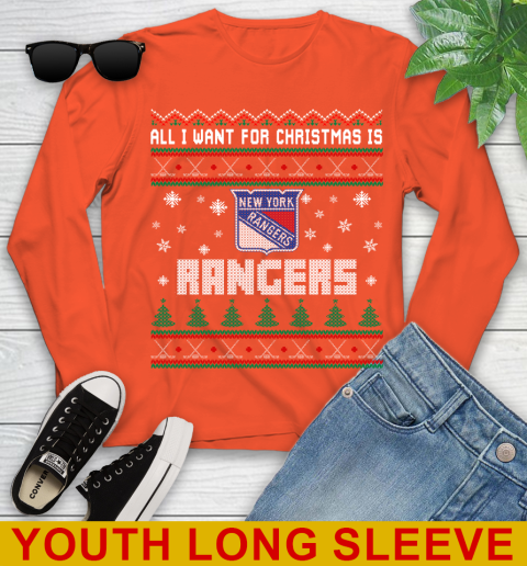 New York Rangers NHL Hockey All I Want For Christmas Is My Team Sports 119