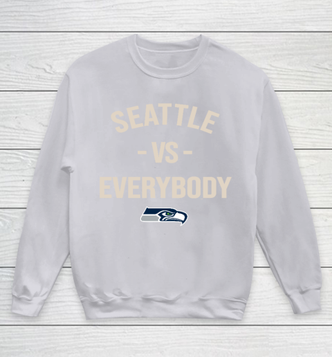 Seattle Seahawks Vs Everybody Youth Sweatshirt 3