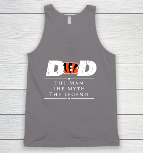 Cincinnati Bengals NFL Football Dad The Man The Myth The Legend Tank Top 6