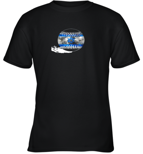 Vintage Baseball Israel Flag Shirt Israelis Pride Youth T-Shirt
