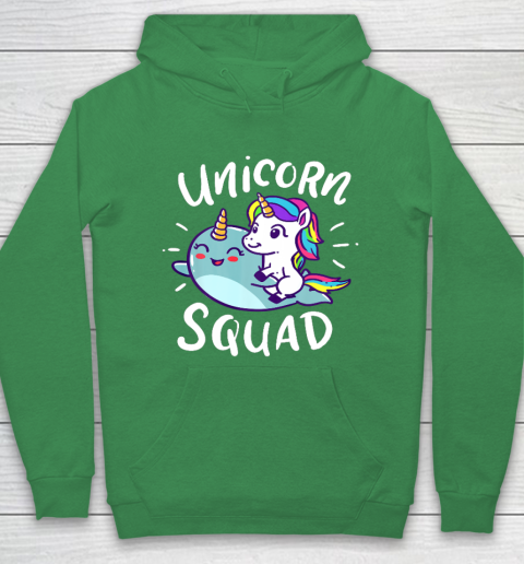 Unicorn Squad Narwhal Funny Cute Birthday Party Present Gift Hoodie 5
