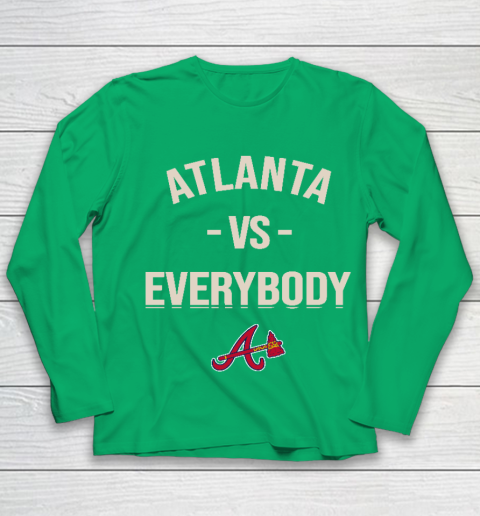 Atlanta Braves Vs Everybody Youth Long Sleeve 4