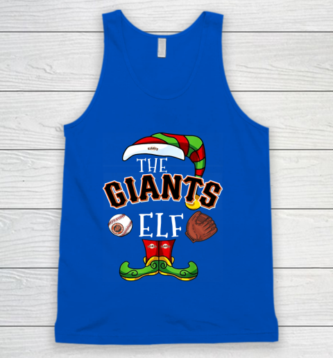 San Francisco Giants Christmas ELF Funny MLB Tank Top 4