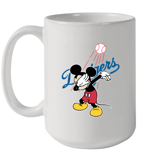 Los Angeles Dodgers MLB Baseball Dabbing Mickey Disney Sports Ceramic Mug 15oz