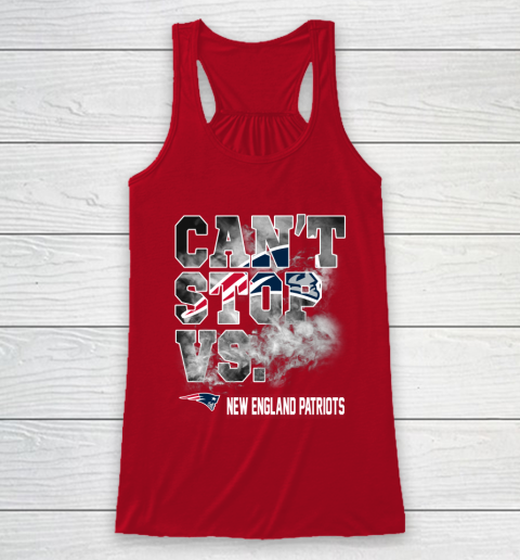 NFL New England Patriots Can't Stop Vs Racerback Tank 4