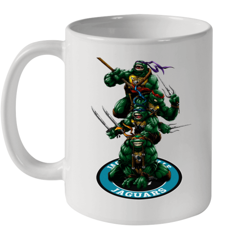 NFL Football Jacksonville Jaguars Teenage Mutant Ninja Turtles Shirt Ceramic Mug 11oz