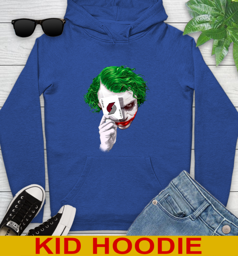 Portland Trail Blazers NBA Basketball Joker Card Shirt Youth Hoodie 10