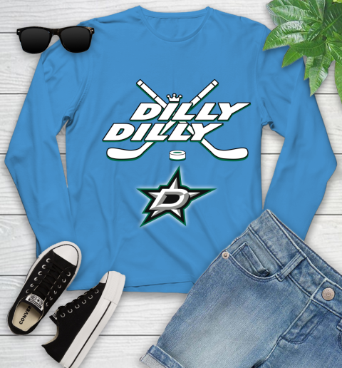 NHL Dallas Stars Dilly Dilly Hockey Sports Youth Long Sleeve 7