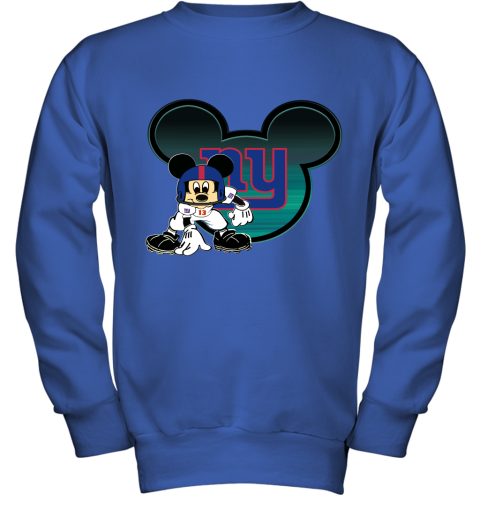 NFL New York Giants Mickey Mouse Disney Football T Shirt tFJCIF6VV2L youth sweatshirt 47 95 151514 front royal
