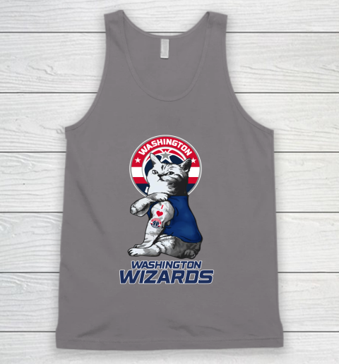 NBA Basketball My Cat Loves Washington Wizards Tank Top 6