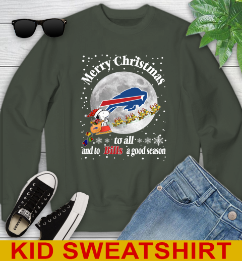 Buffalo Bills Merry Christmas To All And To Bills A Good Season NFL Football Sports Youth Sweatshirt 8