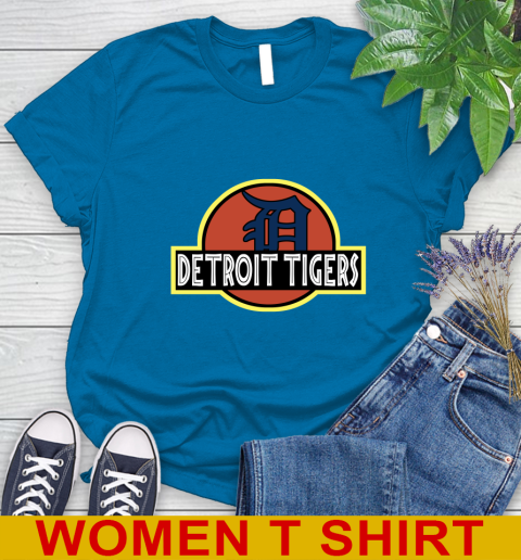 MLB Detroit Tigers Jurassic Park Dinosaur Movie Baseball Sports 95