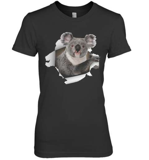 Cute Koala Paper Premium Women's T-Shirt