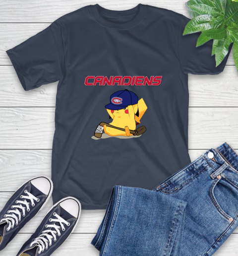 NHL Pikachu Hockey Sports Montreal Canadiens T-Shirt 4