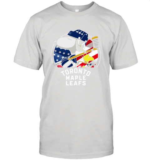 Toronto Mapples Leafs Ice Hockey Snoopy And Woodstock NHL Unisex Jersey Tee