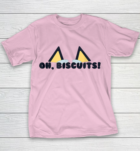 Blueys Oh Biscuits Mums Dad Cartoon Mothers Youth T-Shirt 5