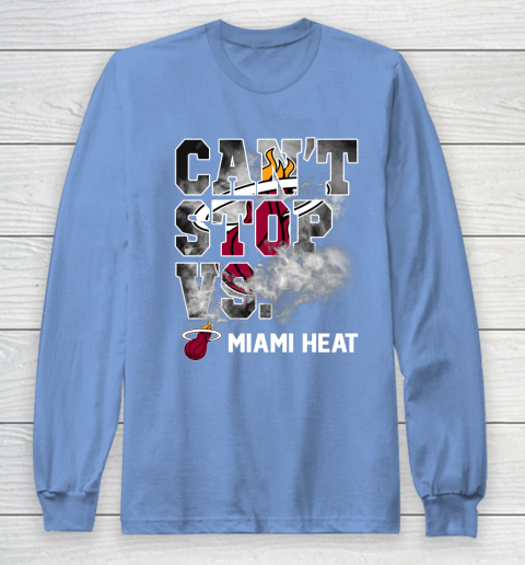 NBA Miami Heat Basketball Can't Stop Vs Long Sleeve T-Shirt 8