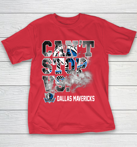 NBA Dallas Mavericks Basketball Can't Stop Vs Youth T-Shirt 7