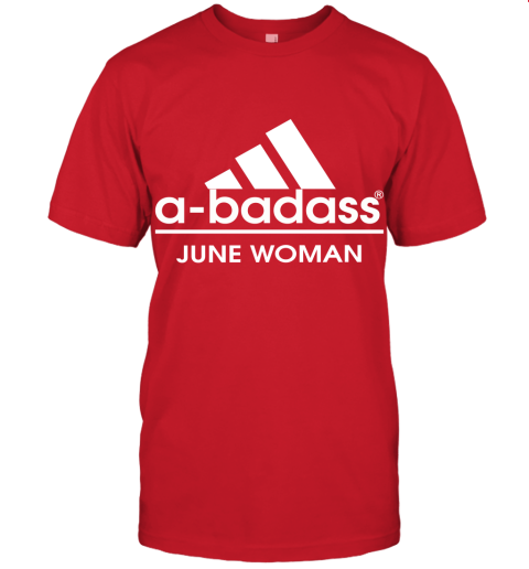 A Badass June Women Are Born In March Unisex Jersey Tee