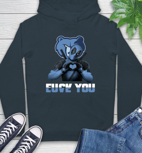 NBA Memphis Grizzlies Deadpool Love You Fuck You Basketball Sports Hoodie 7