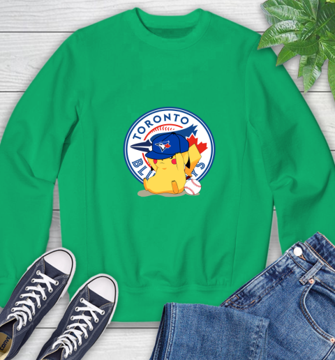 MLB Pikachu Baseball Sports Toronto Blue Jays Sweatshirt 6