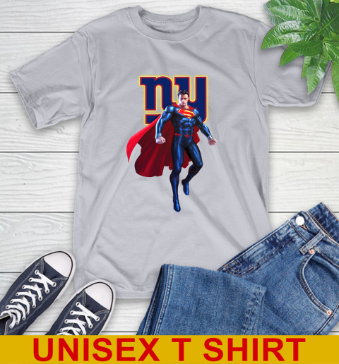 NFL Superman DC Sports Football New York Giants T-Shirt 6
