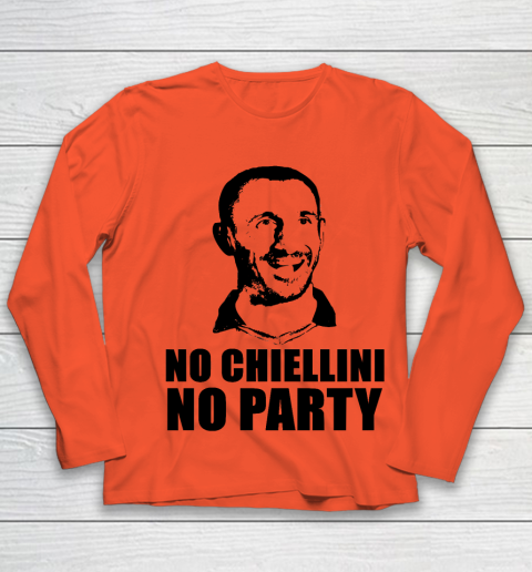 No Chiellini, No Party Italia Champion Euro Player Youth Long Sleeve 2