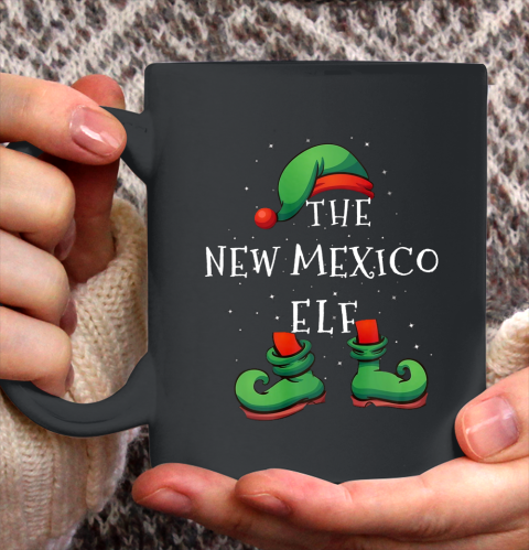 New Mexico Christmas Elf Group Matching Family Ceramic Mug 11oz