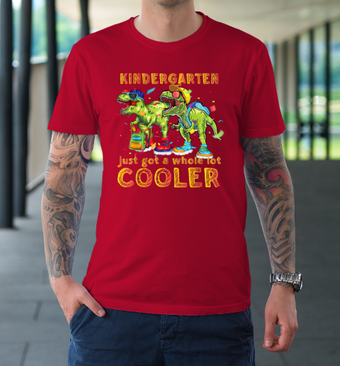 Kindergarten Just Got Cooler Back To School T-Shirt 16