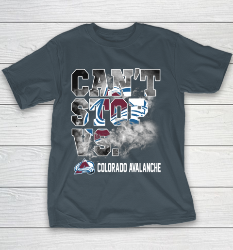 NHL Colorado Avalanche Hockey Can't Stop Vs Youth T-Shirt 5